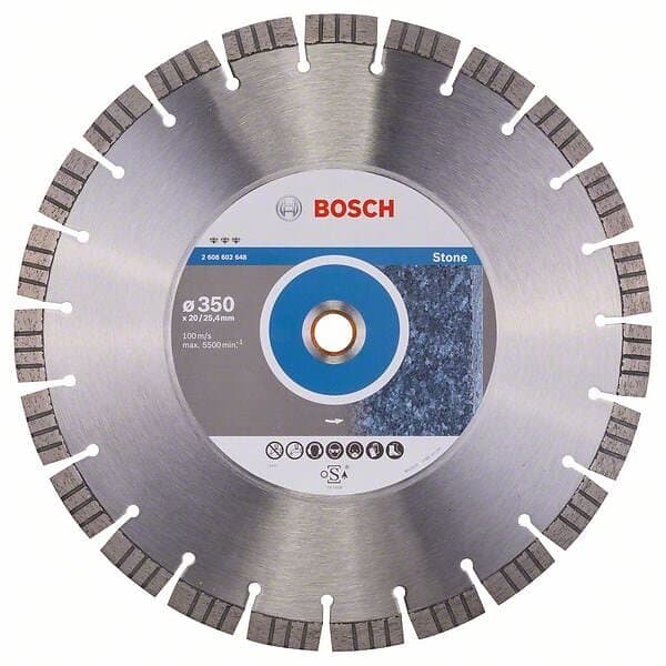 Bosch Diamantkapskiva BEST FOR STONE; 350 mm