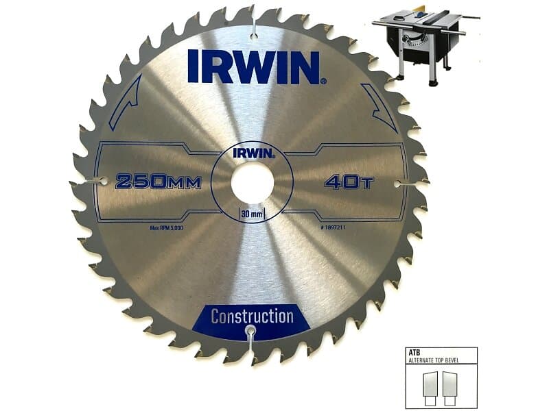 Irwin Tools Sågklinga för trä ; 400x3.8x30.0 mm; Z40