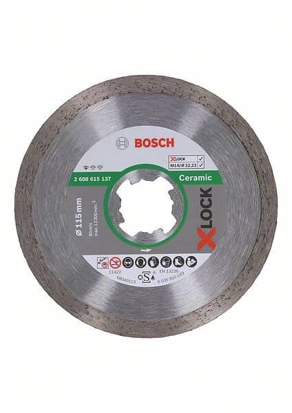 Bosch Diamantkapskiva Standard for Ceramic 115×22.23×1.6x7mm X-Lock