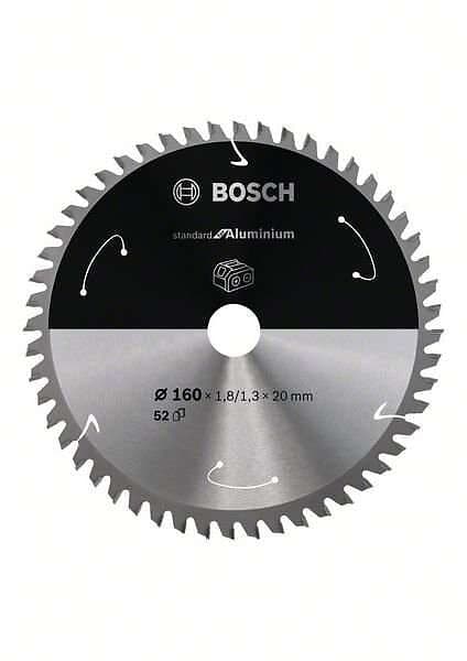 Bosch Sågklinga Standard for Aluminium 160×1.8/1.3×20mm 52T