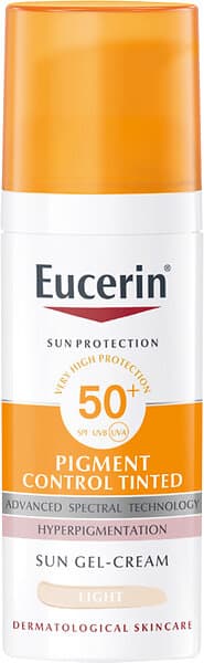 Eucerin Pigment Control Tinted Sun Gel Cream Light SPF50 50ml