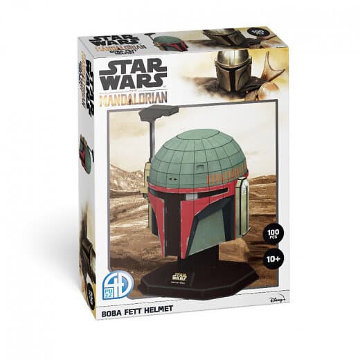 Star Wars 4D Model Kit Boba Fett Helmet 100 Bitar