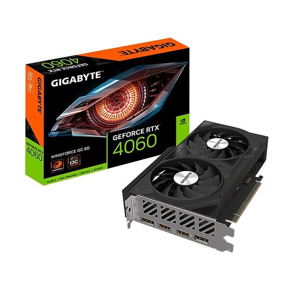 Gigabyte GeForce RTX 4060 Windforce OC 2xHDMI 2xDP 8GB