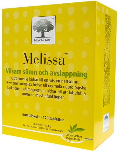 New Nordic Melissa 120 Tablets