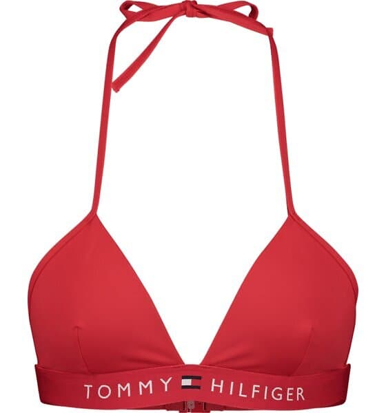 Tommy Hilfiger W Triangle Fixed Foam Original-s Bikini RED Red (Dame)