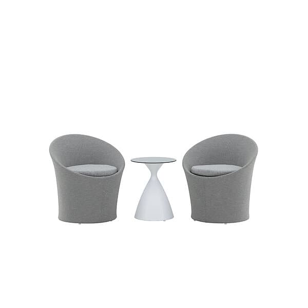 Venture Design Loungeset Sofia Spoga, Lounge Set, White, Grey 2078-400