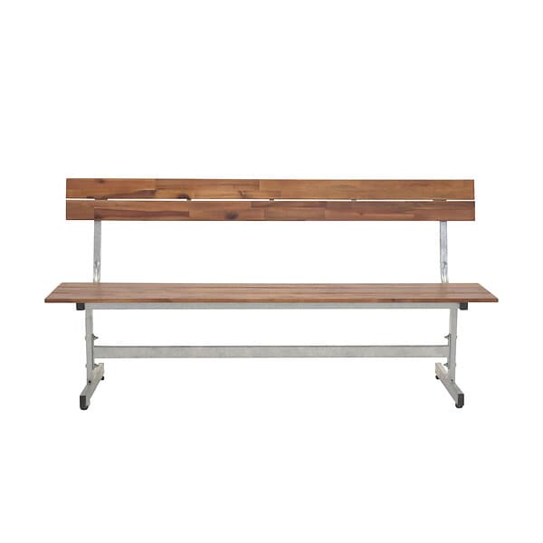 Venture Design Bænk Lie Silver / Teak 9354-401