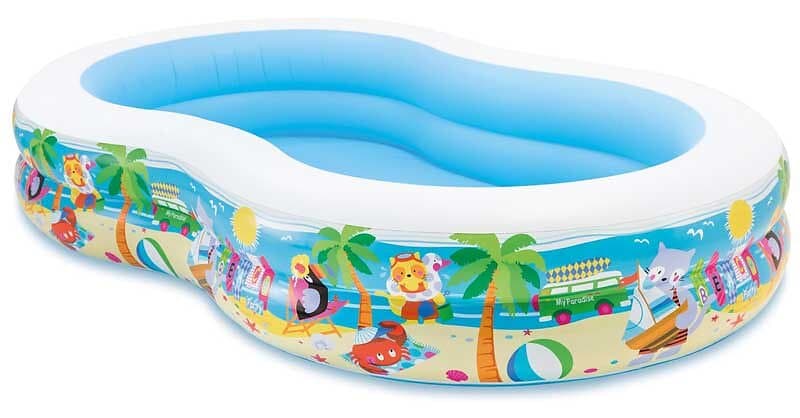 Intex Uppblåsbar Barnpool Fun Pool 700 Liter