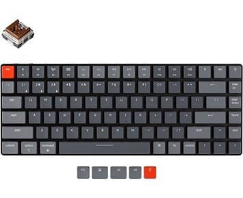 Keychron K3 Wireless RGB Optical Hot-Swappable Brown (Nordic)