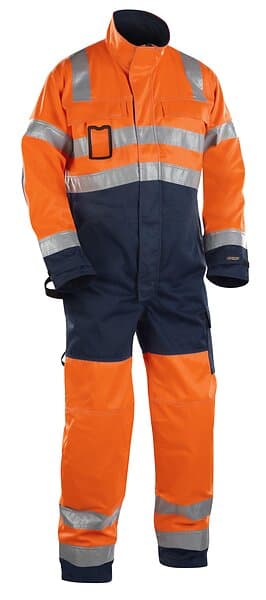 Overall varsel Orange/Marinblå C58