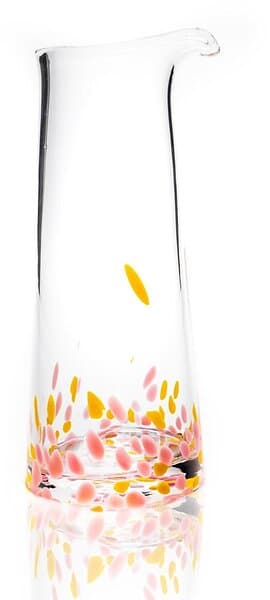 Anna von Lipa Confetti Karaff Rosa / Yellow