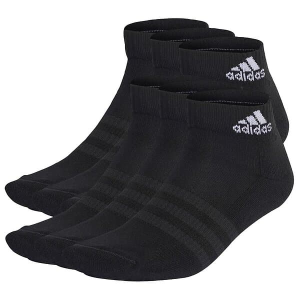 Adidas Cushioned Sportswear Ankle Socks 6 Pairs Svart adult IC1291