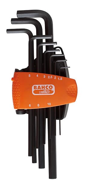 Bahco Insexnyckel BE-9588 i sats 1.5-10mm 9-delar, långa