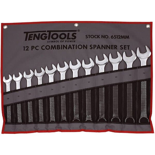 Teng Tools U-ringnyckelsats 6507JMM 33-50mm 7 delar