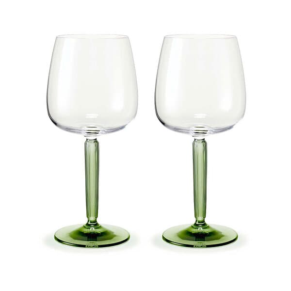 Kähler Design Hammershøi Rødvin Glas 49 cl 2-pack Grön