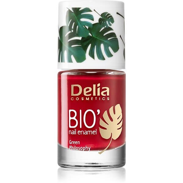 Delia Cosmetics Bio Green Philosophy Nagellack Skugga 611 Red 11ml female