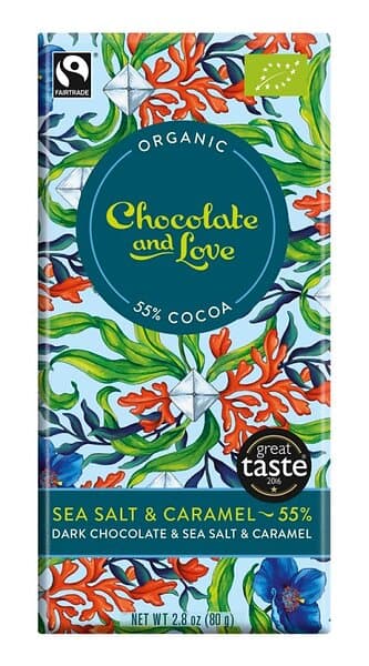 Chocolate Dark Sea Salt & Caramel 80g