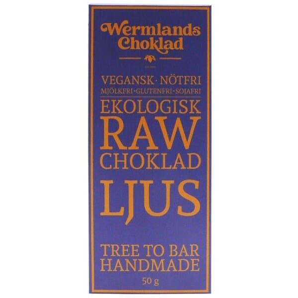 Raw Wermlands Choklad Ljus 50g