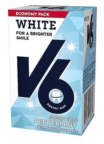 V6 White Peppermint 72g