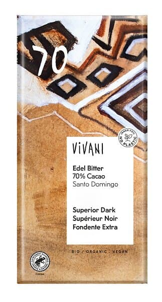 Vivani Mörk choklad Santo Domingo 70% 100g