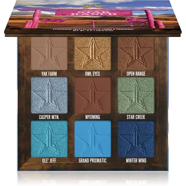 Jeffree Star Cosmetics Ranch Mini Palett för ögonskugga 9x1.5g female