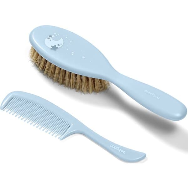 BabyOno Take Care Hairbrush and Comb III Set Blue (för barn från födseln) unisex