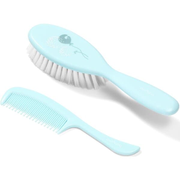 BabyOno Take Care Hairbrush and Comb II Set Mint (för barn från födseln) unisex