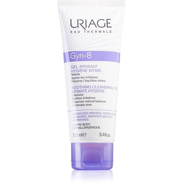 Uriage Gyn-Phy Gyn-8 Soothing Cleansing Gel Intimate Hygiene Intimhygien gel För