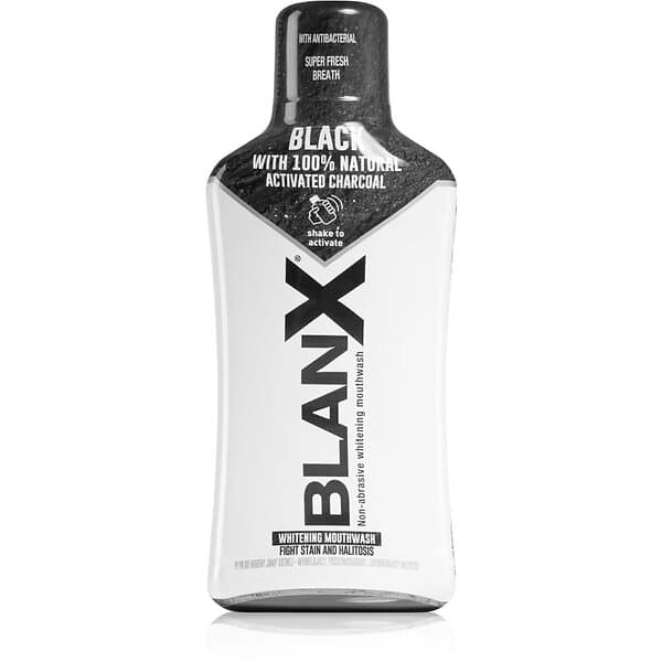 BlanX Black Mouthwash Blekande munskölj med aktivt kol 500ml unisex