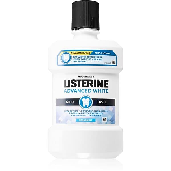 Listerine Advanced White Mild Taste Blekande munvatten 1000ml female