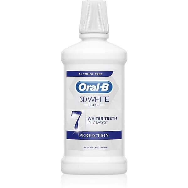 Oral-B 3D White Luxe Blekande munvatten 500ml female