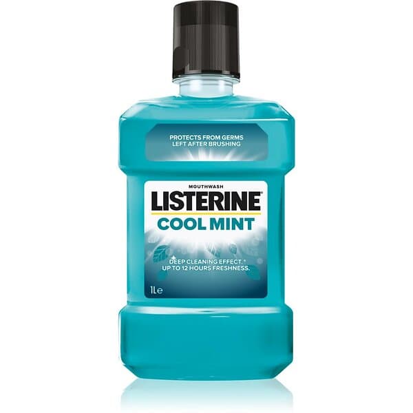 Listerine Cool Mint Munvatten För frisk andedräkt 1000ml female