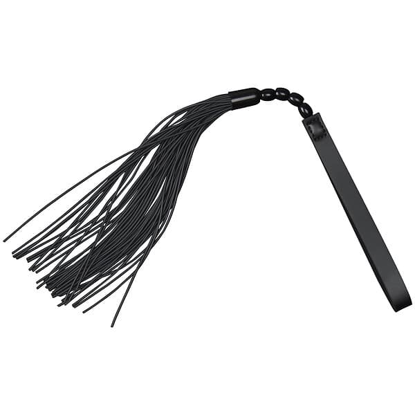 Sex & Mischief Konstläder Noir Whip Flogger 45.5 cm Svart