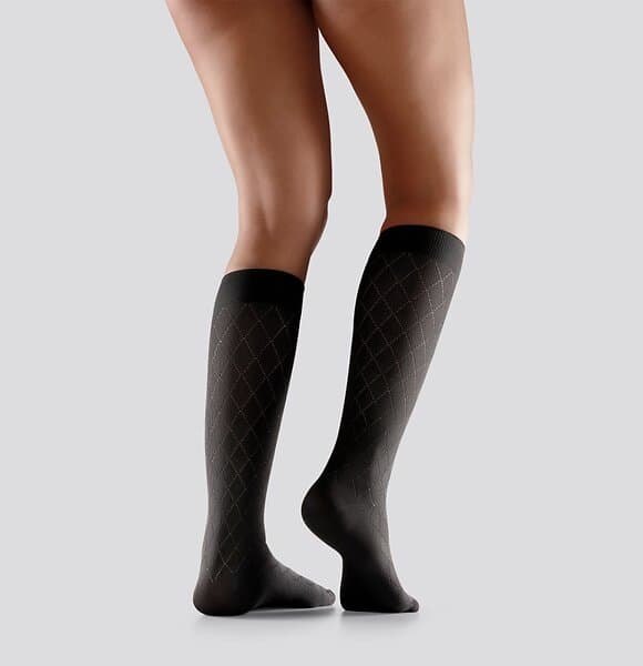 Mabs Nylon Knee Design Socks