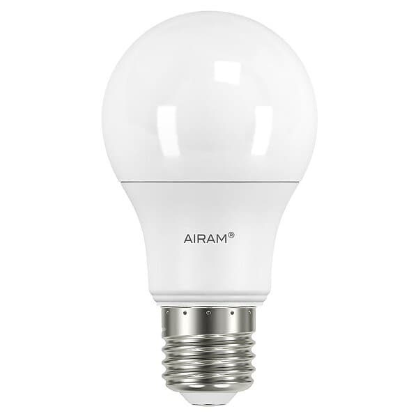 Airam LED Standardlampa 4.9W E27 470lm 2-pack Vit