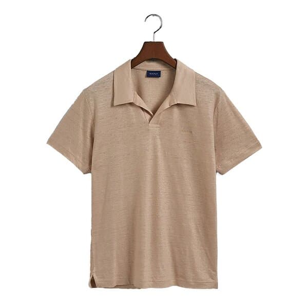 Gant Linen Solid SS Polo (Herre)