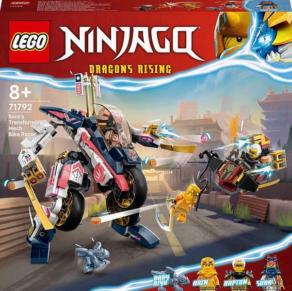 LEGO Ninjago 71792 Soras forvandlings-mech-motorcykel