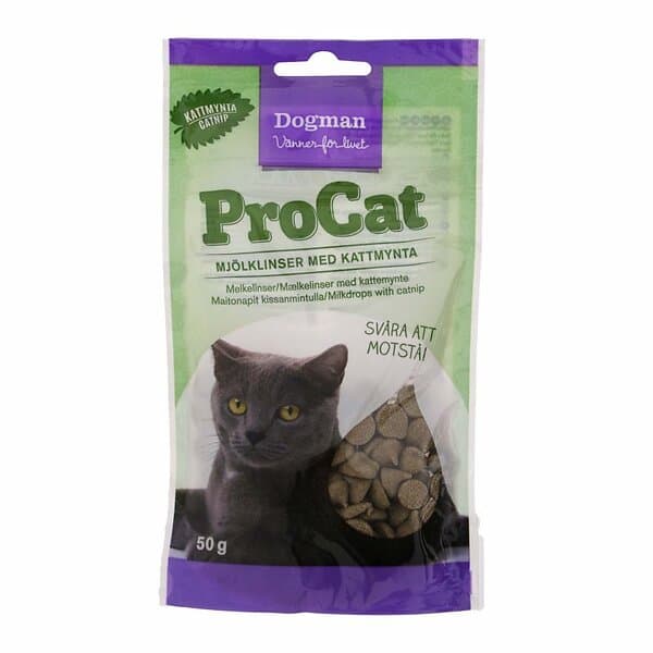 Dogman Procat mjölklinser 50g katt