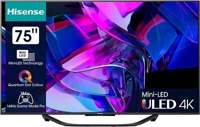 Hisense 75U7K 75'' Mini-LED 4K UHD ULED (3840x2160) Smart TV