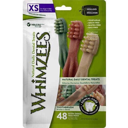 Whimzees Dental Tandborste Star XS (2-7 kg) / 48 st