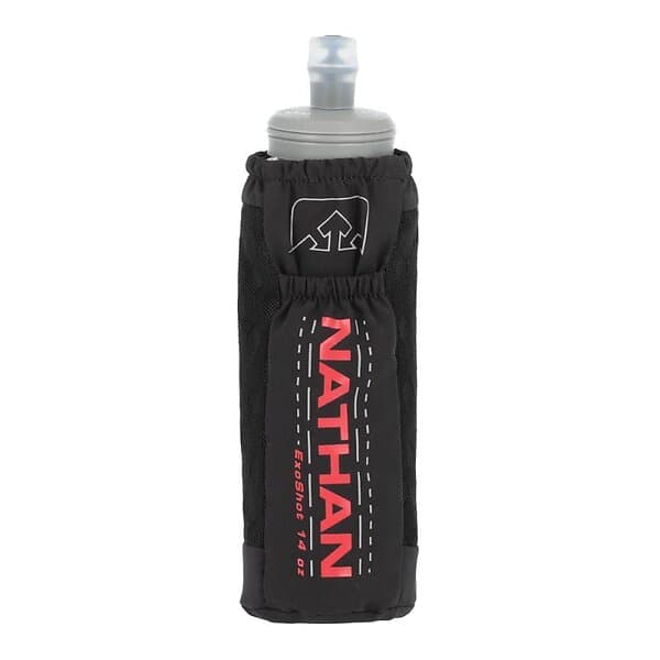 Nathan Exoshot 2 420ml Soft Flask Svart