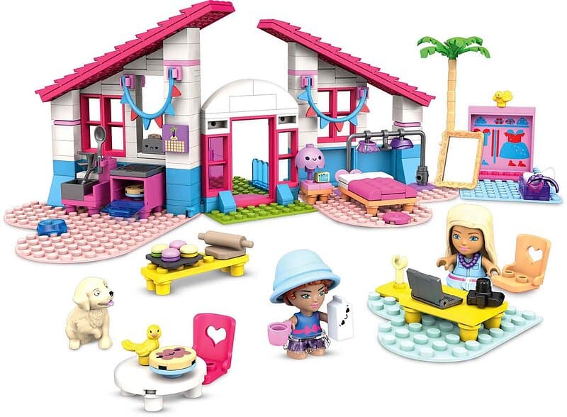 Barbie Mega Bloks Malibu House Building Set GWR34