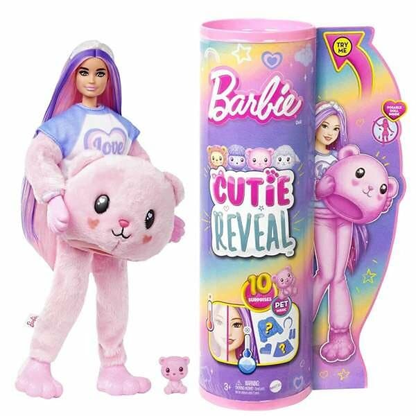 Barbie Cutie Reveal Cozy Teddy HKR04