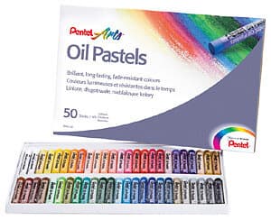 Pentel Oljepastellset 50 kritor