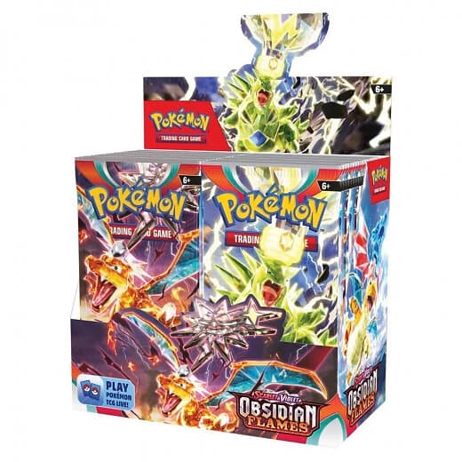 Pokémon TCG Scarlet & Violet Obsidian Flames: Booster Display