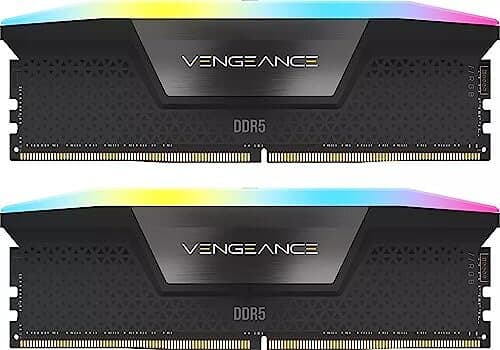 Corsair Vengeance RGB Black DDR5 6400MHz 2x32GB (CMH64GX5M2B6400C32)