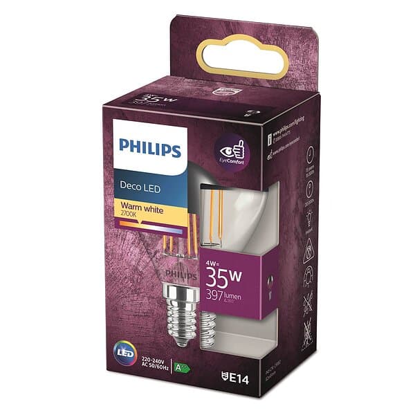 Philips LED Classic spegel klot 35w