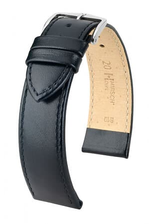 Hirsch OSIRIS Calf Leather Black L 20 mm