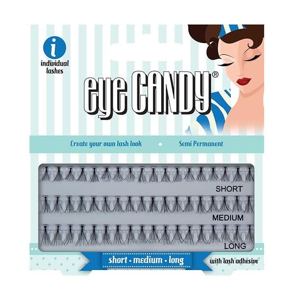 Eye Candy 60 Individual Lashes Naturalise 50's Strip Lashes