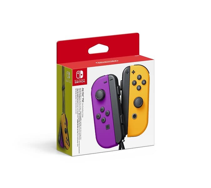 Nintendo Switch Joy-Con Pair (Purple / Orange) (Switch)